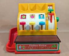 Vintage 1974 Fisher Price Cash Register Working Bell NO COINS