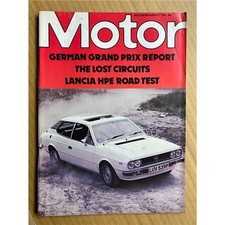 LANCIA BETA HPE MOTOR MAGAZINE AUGUST 7 1976 - HPE cover with road test  + new c