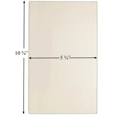 Breckwell Side Glass (10-3/4" X 5-3/8" ): C-D-802-B-AMP