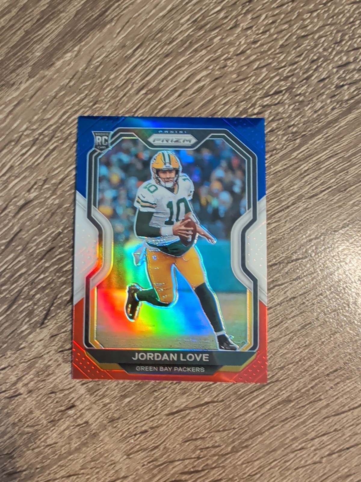2020 Panini Prizm - Rookie Jordan Love #363 Red White & Blue Prizm (RC)