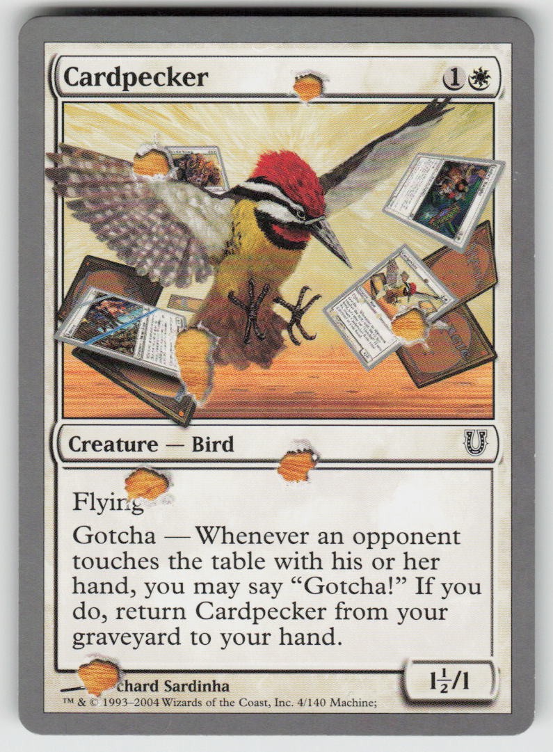 Cardpecker Common Unhinged 4 MTG Moderately Played