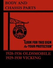 1928-1936 Oldsmobile All Models Parts Book