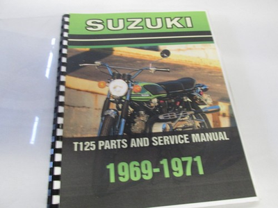 #ad Suzuki T125 Stinger parts and service manual 1969 1972 $49.99