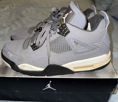 Size 12 - Nike Air Jordan 4 Retro Low Cool Grey Used With Box