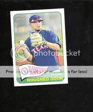 2014 Topps Heritage Rougned Odor #H534 Rookie Card Rangers. rookie card picture