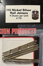 Atlas 170 HO Code 100/83 Universal NS Rail Joiners.  (Pack of 48)