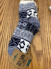 NORTHEAST OUTFITTERS WOMENS NEO COZY CABIN FUZZY CREW SOCKS SIZE 5-10