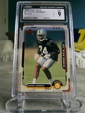Charles Woodson 1998 Upper Deck /100 Bronze Star Rookie CGC 9 (PSA Tot. POP   5)
