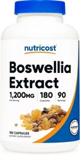 Nutricost Boswellia Extract Capsules (1,200 MG) (180 CAPS) - Gluten Free, Non-GM