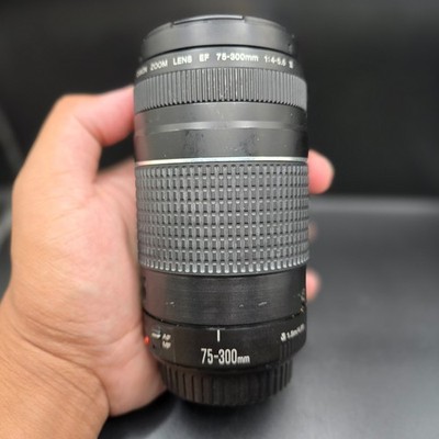 Canon EF 75-300mm f/4-5.6 III Telephoto Zoom Lens EF Mount Read Description