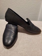 Birdies The Starling Women's 9.5 Black Leather Shoe Loafer Comfy Travel Slip