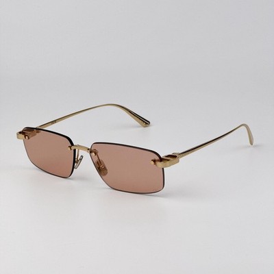 Dior Men Sunglasses Gold Rose Nude Rectangle CDIOR S4U B0L0  display picture 3