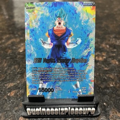 SSB Vegito Energy Eruption BT7-075 Leader Foil Dragon Ball Super Card Game | NM