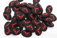 TWO 2X : RAFAEL NADAL BLACK / RED LOGO VIBRATION DAMPENERS FOR TENNIS RACQUETS