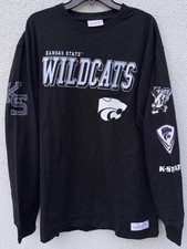 Mitchell & Ness Kansas St Wildcats Training Camp LS T-Shirt Large NWT MSRP $60