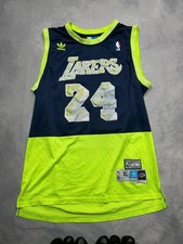 Rare Kobe Bryant 24 LA Lakers Jersey NBA Adidas Size XL Black Mamba Vintage