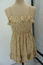 Altar’d State Women’s S Floral Tiered Sundress Spaghetti Strap Lined Cottagecore
