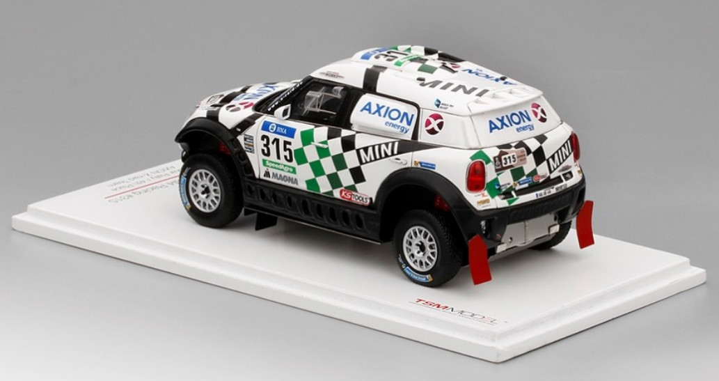 Mini All4 Racing Axion X-raid TSM Model voiture de collection dakar