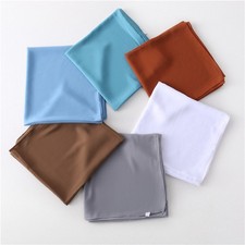 Muslim Women Hijab Square Scarf Chiffon Pearl Shawl Wrap Turban 110 110Cm Stoles