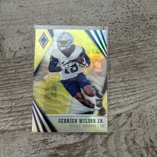 2018 Panini Phoenix - Rookies Cedrick Wilson Jr. #186 Yellow /75 (RC)
