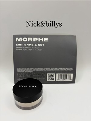 NEW MORPHE Mini Bake & Set Translucent Setting Powder Travel Size 2.6g/0.09oz
