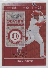 2020 Panini Chronicles Contenders Optic Ruby Wave Prizm /199 Juan Soto #22 0tw4