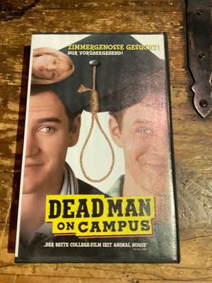 VHS DEAD MAN ON CAMPUS Tom Everett Scott Poppy Montgomery Rarität NUR AUF VIDEO