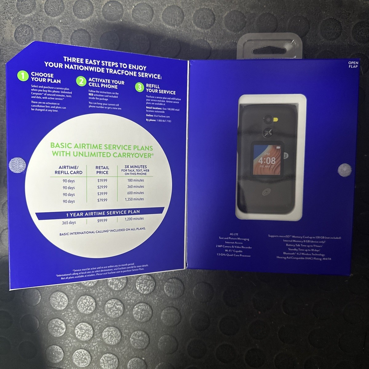 TracFone TCL Flip 2 - 8 GB - Black (TracFone) for sale
