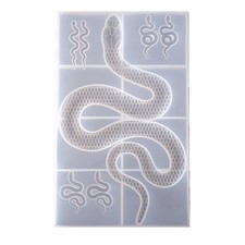 Large Snake Mirror Silicone Mold for DIY Jewelry Craft Supplies Home Decoration