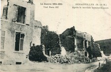 Carte Guerre 1914 1915 Après le Terrible Bombardement