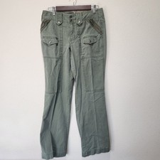 Tommy Hilfiger Women  s Cargo Pants Size 6 Green Utility Pockets Casual Wear
