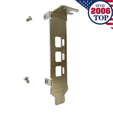 Short Bracket for NVIDIA Quadro P400 T400 2G mini DP 3 Port Graphics w/2x Screws