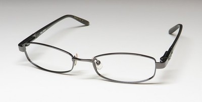 VERA WANG V037 SLATE 50-17-130 DESIGNER FULL-RIM RECTANGULAR FRAME EYEGLASSES