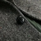 MAGEE Donegal Tweed 42R / 44R Speckled Gray Tweed Sport Coat Leather Btn