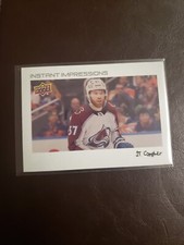 2022-23 J.T. Compher Instant Impressions Upper Deck Series 1 Hockey Colorado...