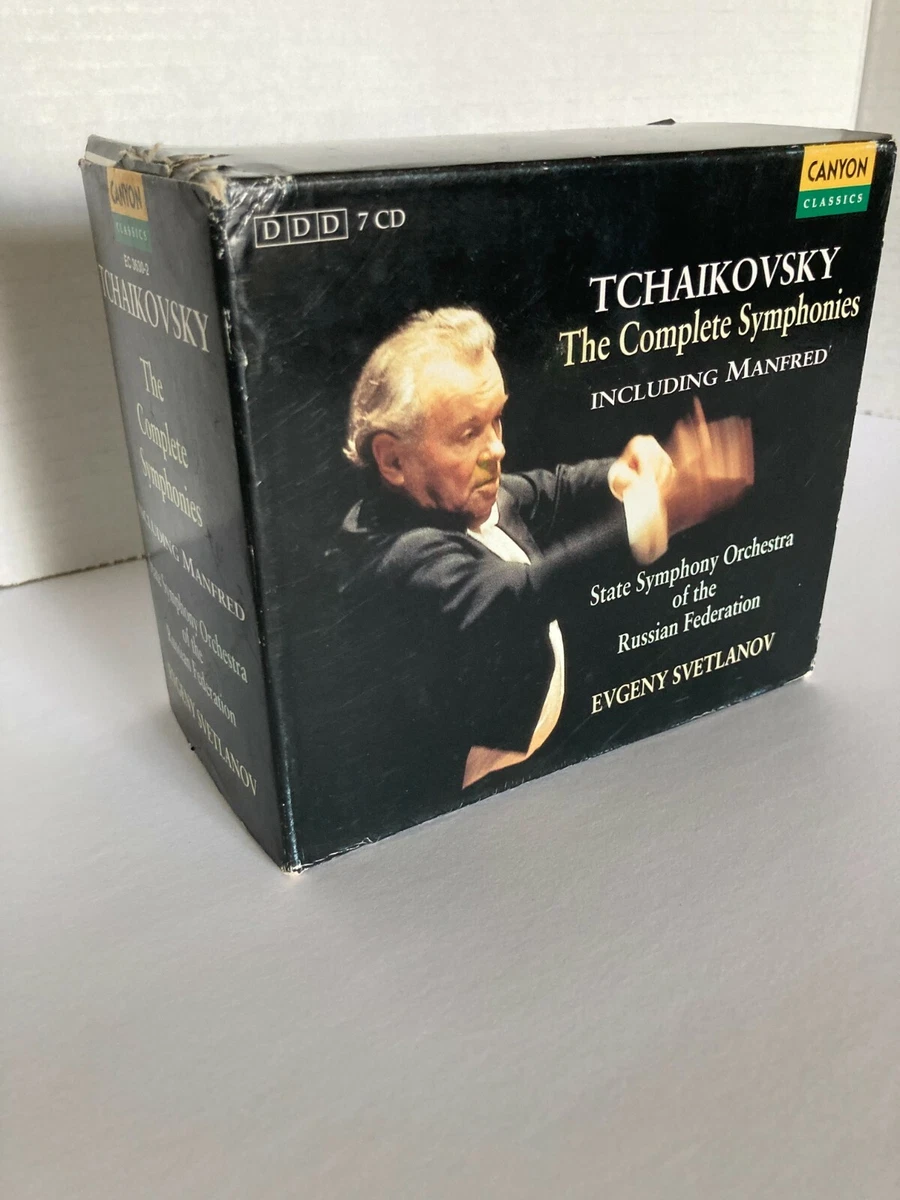 Tchaikovsky SVETLANOV Complete Symphonies 1-6 PLUS MANFRED CANYON 7 CD BOX SET