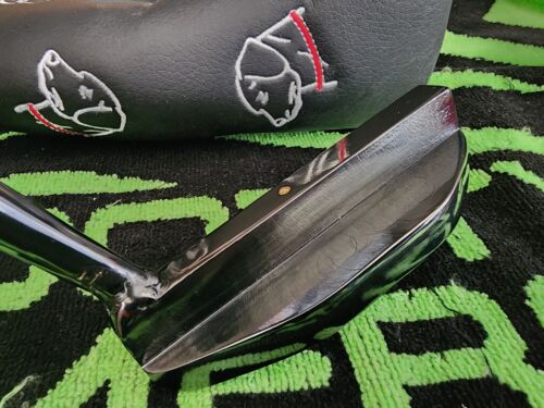 Rare Black Lab BLG Handmade Blade napa 8802 Style Putter 34"-357G⛳Welded Neck - Picture 5 of 17