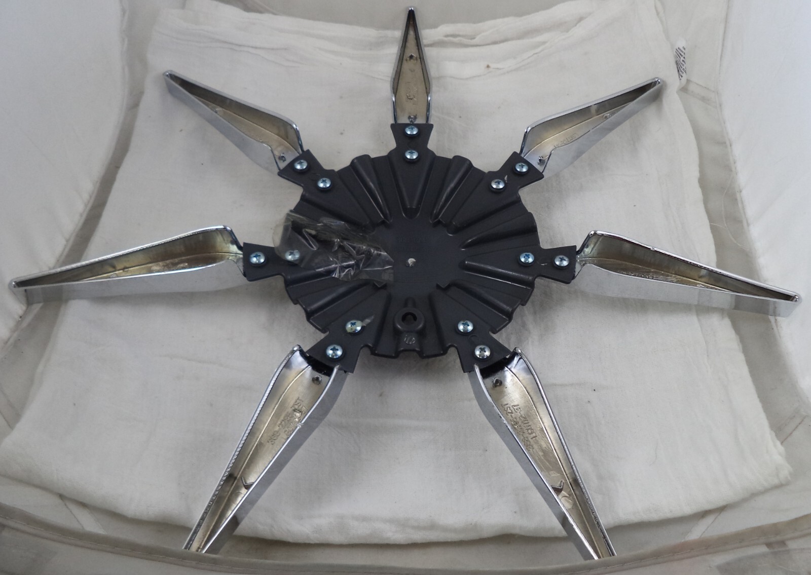 Milanni Wheels Gloss Black / Chrome Custom Wheel Center Cap Caps 368