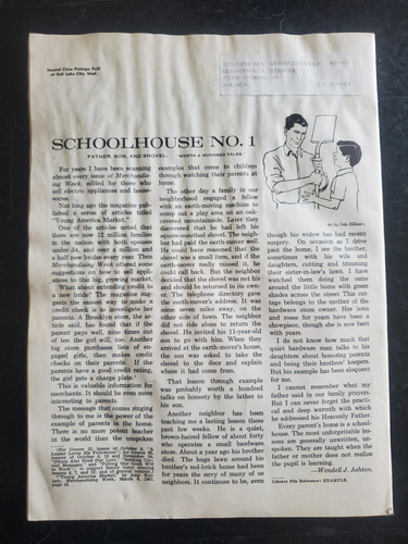 Sep 1968, The Instructor, LDS Church/Mormon Magazine, WATER DAMAGE - Picture 5 of 5