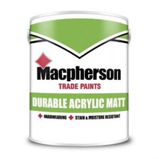 MACPHERSON DURABLE MATT BRILLIANT WHITE 5L