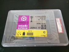 Entrada Ticket Italia Germany 4-3 WC Mexico 70 PSA Game of Century 