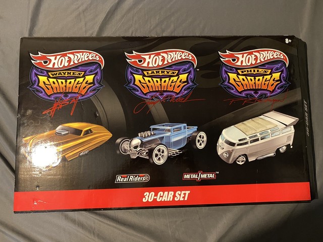 hot wheels larry's garage set