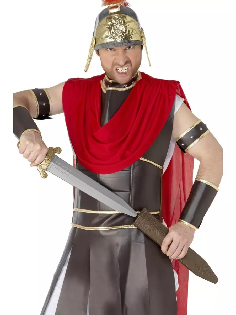 Fantasia Masculina De Guerreiro Gladiador Romano, Cosplay