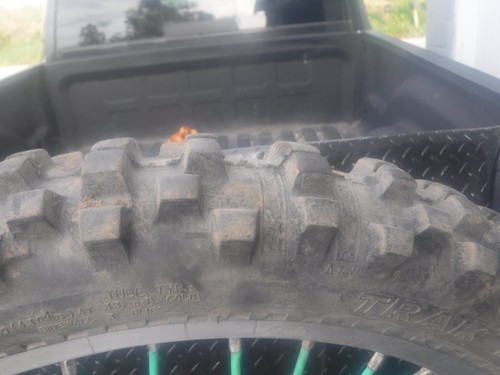 2007 KAWASAKI KX250F TAKASAGO EXCEL 21" FRONT WHEEL HUB RIM TIRE KX 250F 06-14 - Picture 11 of 11