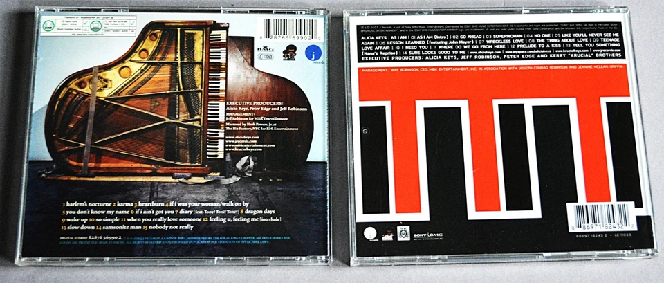 ALICIA KEYS - THE DIARY OF ...  &  AS I AM  (2 CD-Set / 2003 - 2007 /29 Tracks) - Bild 3 von 3