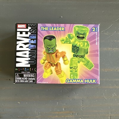 Marvel Universe Minimates The Leader Gamma Hulk Action Figures Art Asylum 2004