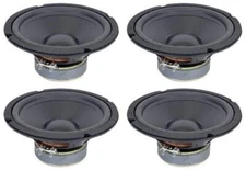 8" Woofer Replacement Speakers 8ohm Home Audio eight inch Subwoofer 4Pack NEW
