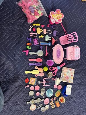 Large LOT OF ACCESSORIES FOR BARBIE DOLL