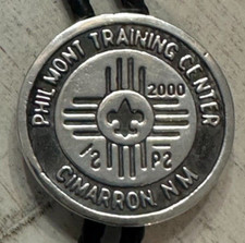 PHILMONT TRAINING CENTER STERLING SILVER 2000 BOLO 1.5"