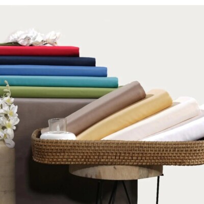 1000-1200 TC EGYPTIAN COTTON PREMIUM BED SKIRT ONLY SOLID COLORS